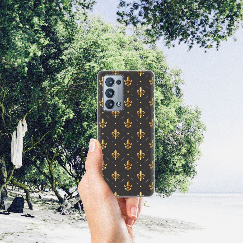 OPPO Reno 6 Pro Plus 5G TPU bumper Franse Lelie B2C Telecom