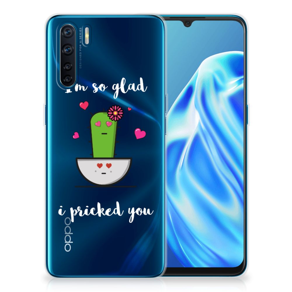OPPO A91 Telefoonhoesje met Naam Cactus Glad B2C Telecom
