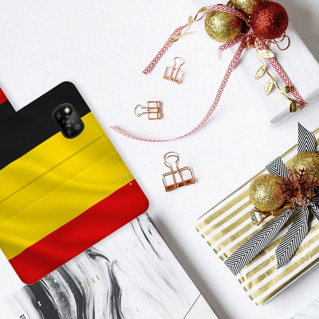 Xiaomi Poco X3 | Poco X3 Pro Bookstyle Case Belgische Vlag