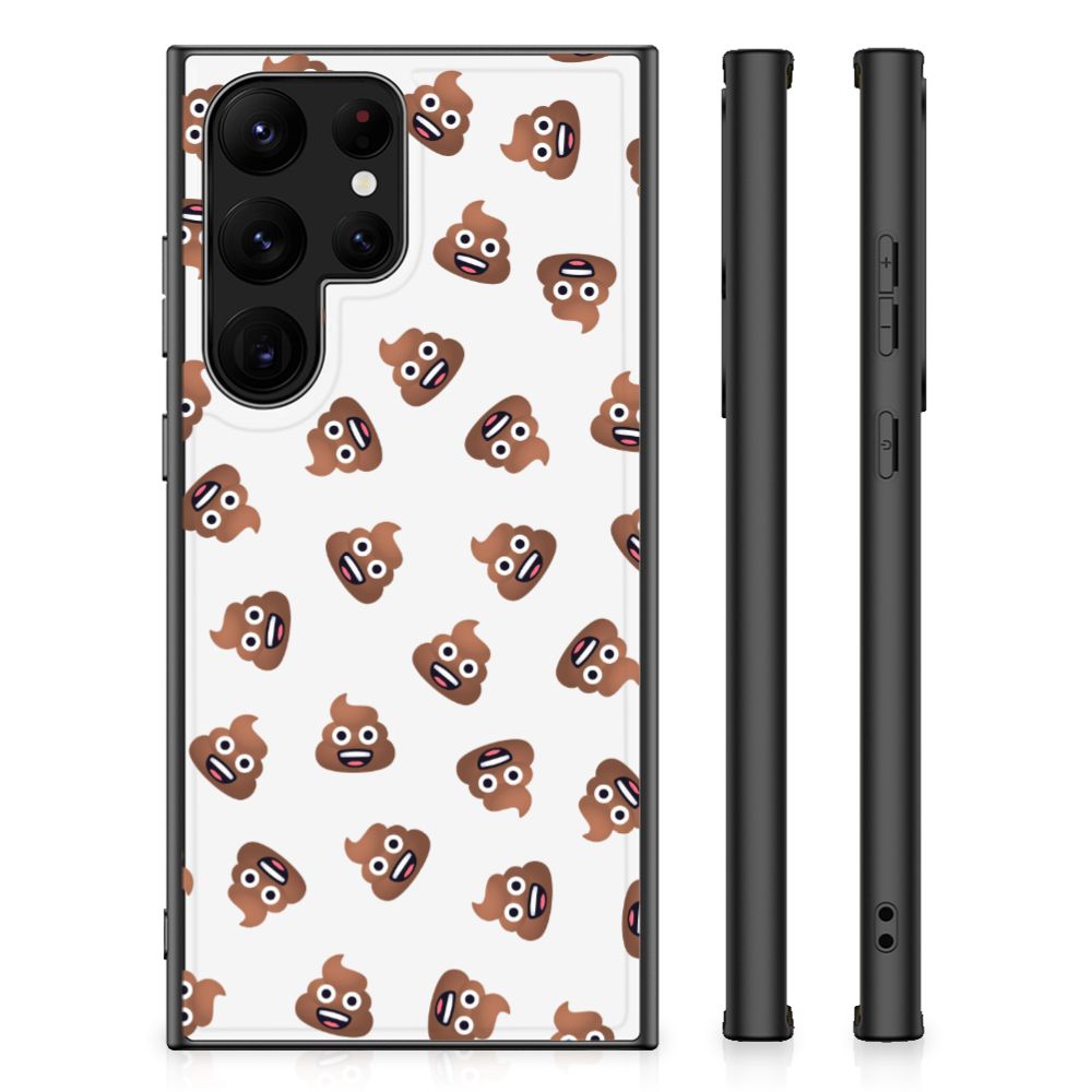 Back Case voor Samsung Galaxy S23 Ultra Poep Emojis B2C Telecom
