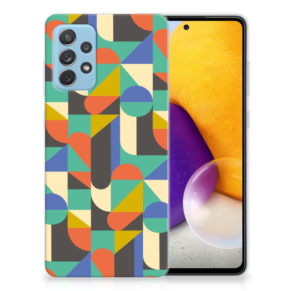 Samsung Galaxy A72 TPU bumper Funky Retro
