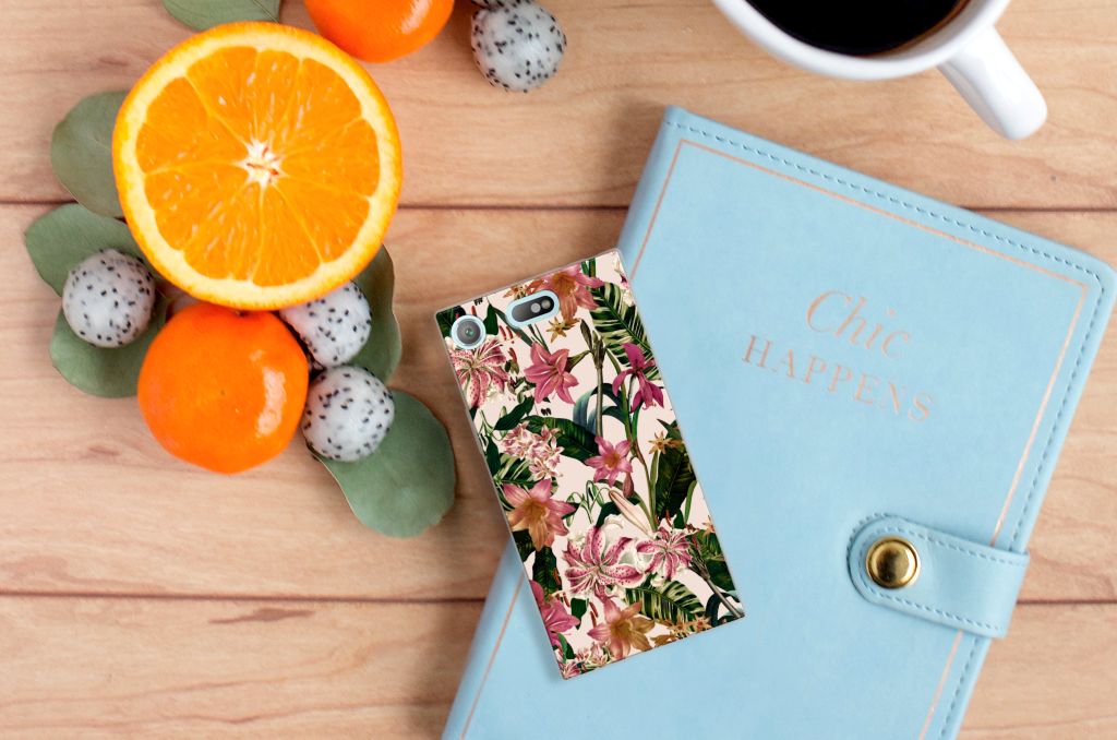 Sony Xperia XZ1 Compact TPU Case Flowers