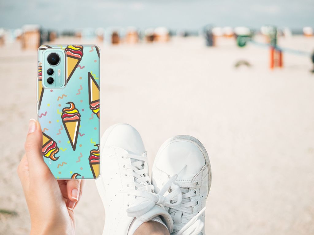 Xiaomi 12 Lite Siliconen Case Icecream B2C Telecom