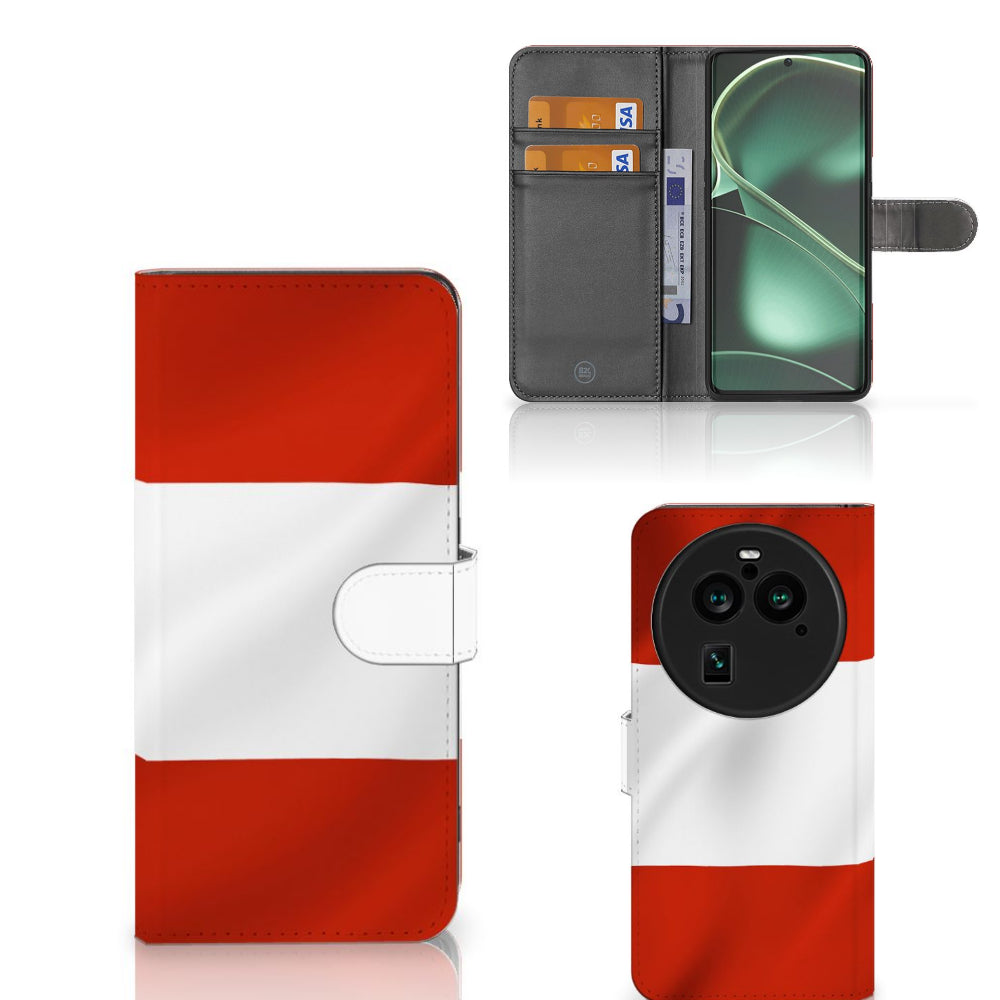 OPPO Find X6 Pro Bookstyle Case Oostenrijk