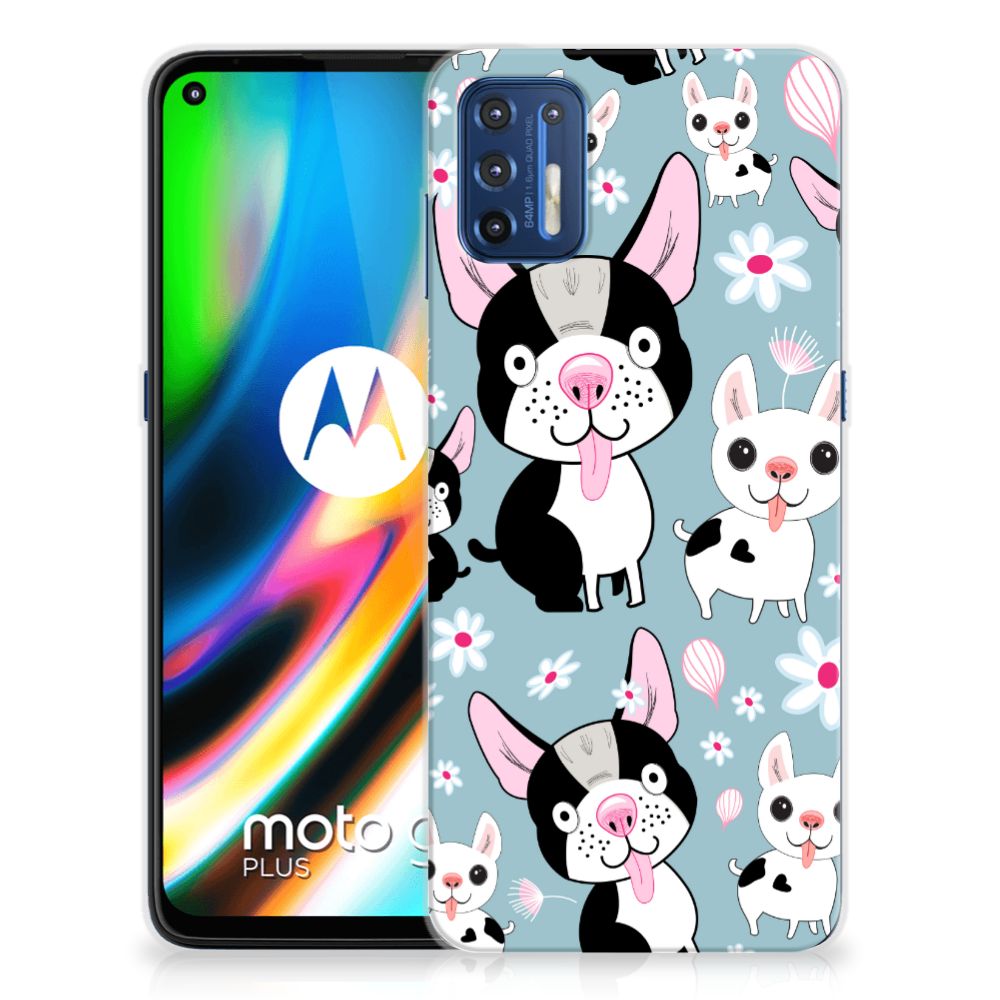 Motorola Moto G9 Plus TPU Hoesje Hondjes