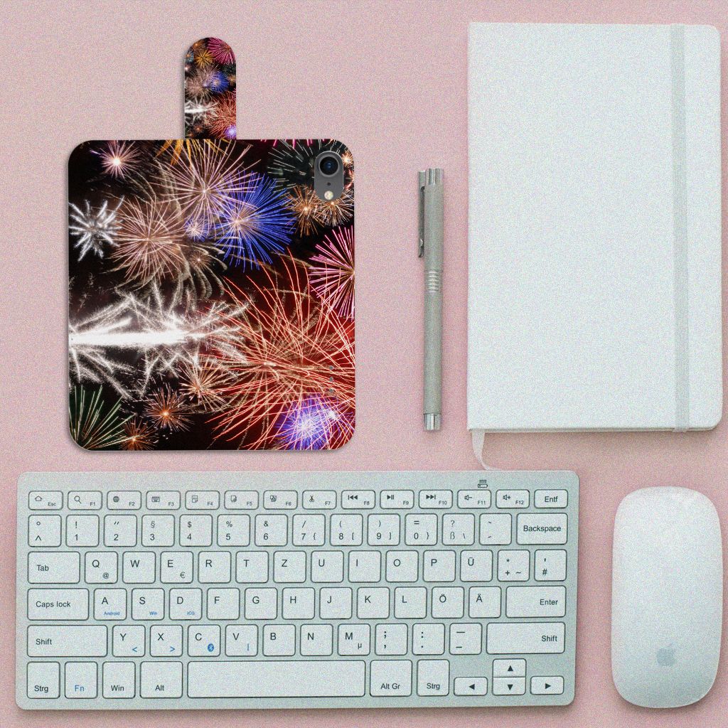 iPhone 7 | 8 | SE (2020) | SE (2022) Wallet Case met Pasjes Vuurwerk