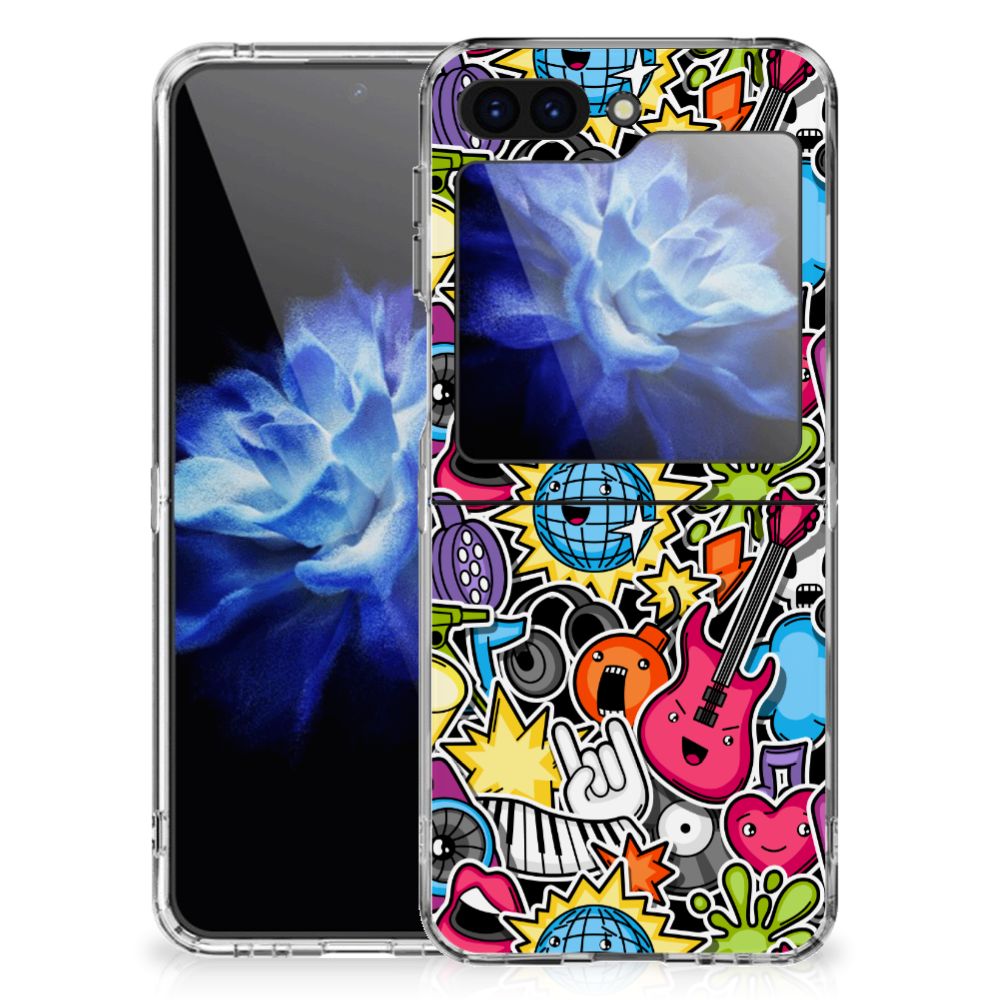 Samsung Galaxy Z Flip 5 Silicone Back Cover Punk Rock