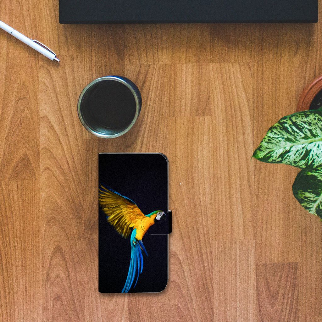 Xiaomi Poco X5 Pro | Note 12 Pro 5G Telefoonhoesje met Pasjes Papegaai