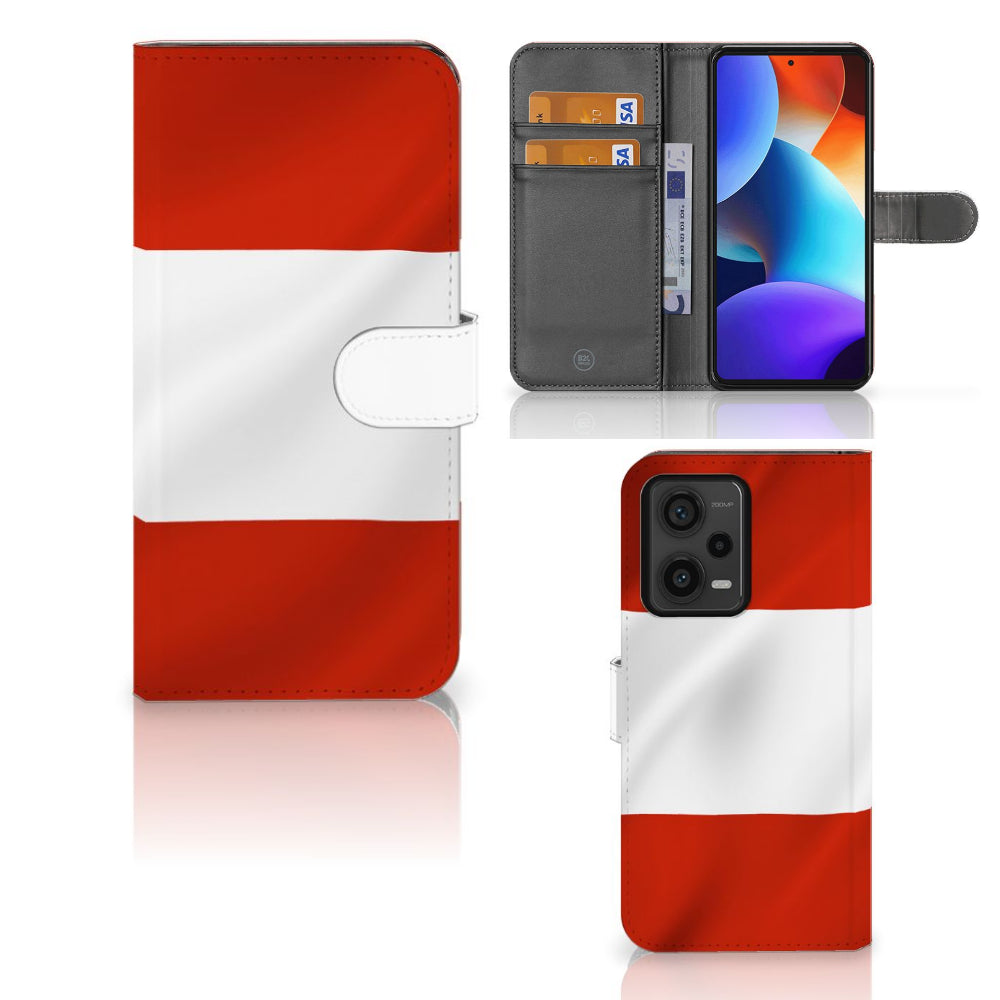 Xiaomi Redmi Note 12 Pro Plus Bookstyle Case Oostenrijk