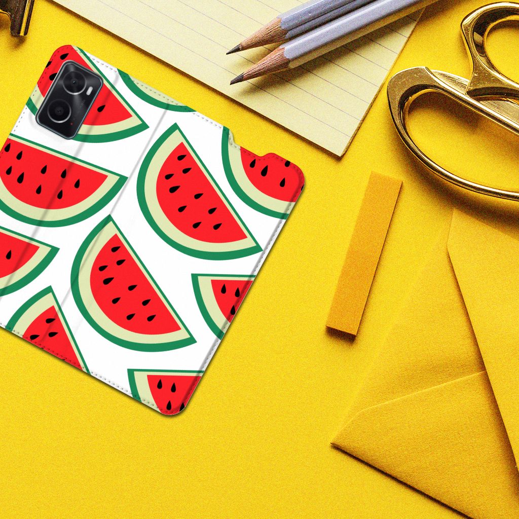 OPPO A96 | A76 Flip Style Cover Watermelons - B2C Telecom