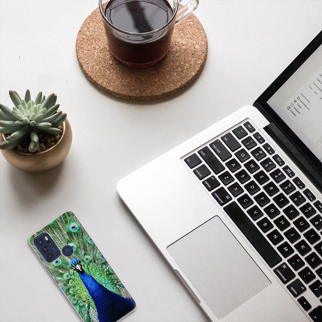 Motorola Moto G60s TPU Hoesje Pauw