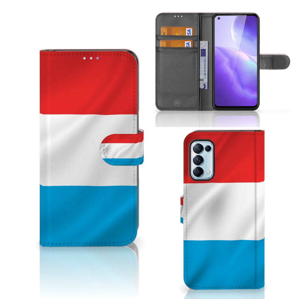 OPPO Find X3 Lite Bookstyle Case Luxemburg