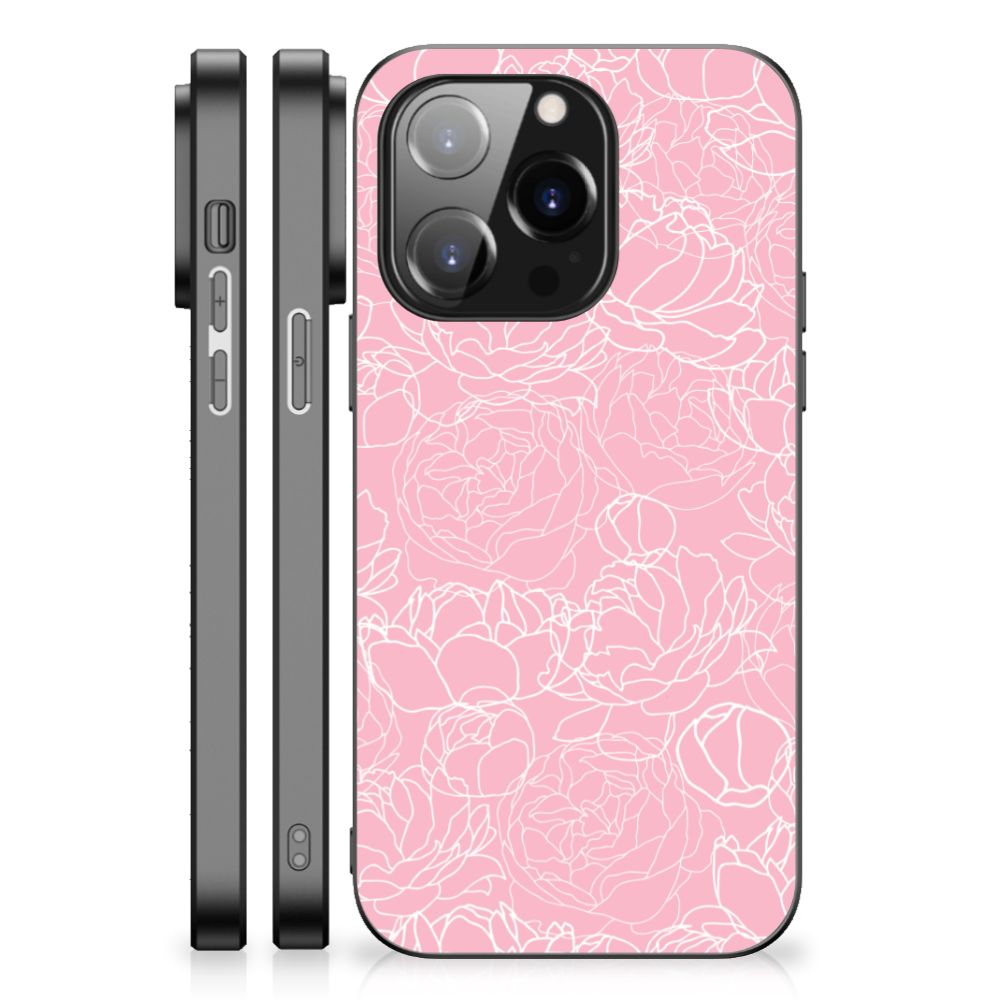 iPhone 14 Pro Bloemen Hoesje White Flowers B2C Telecom