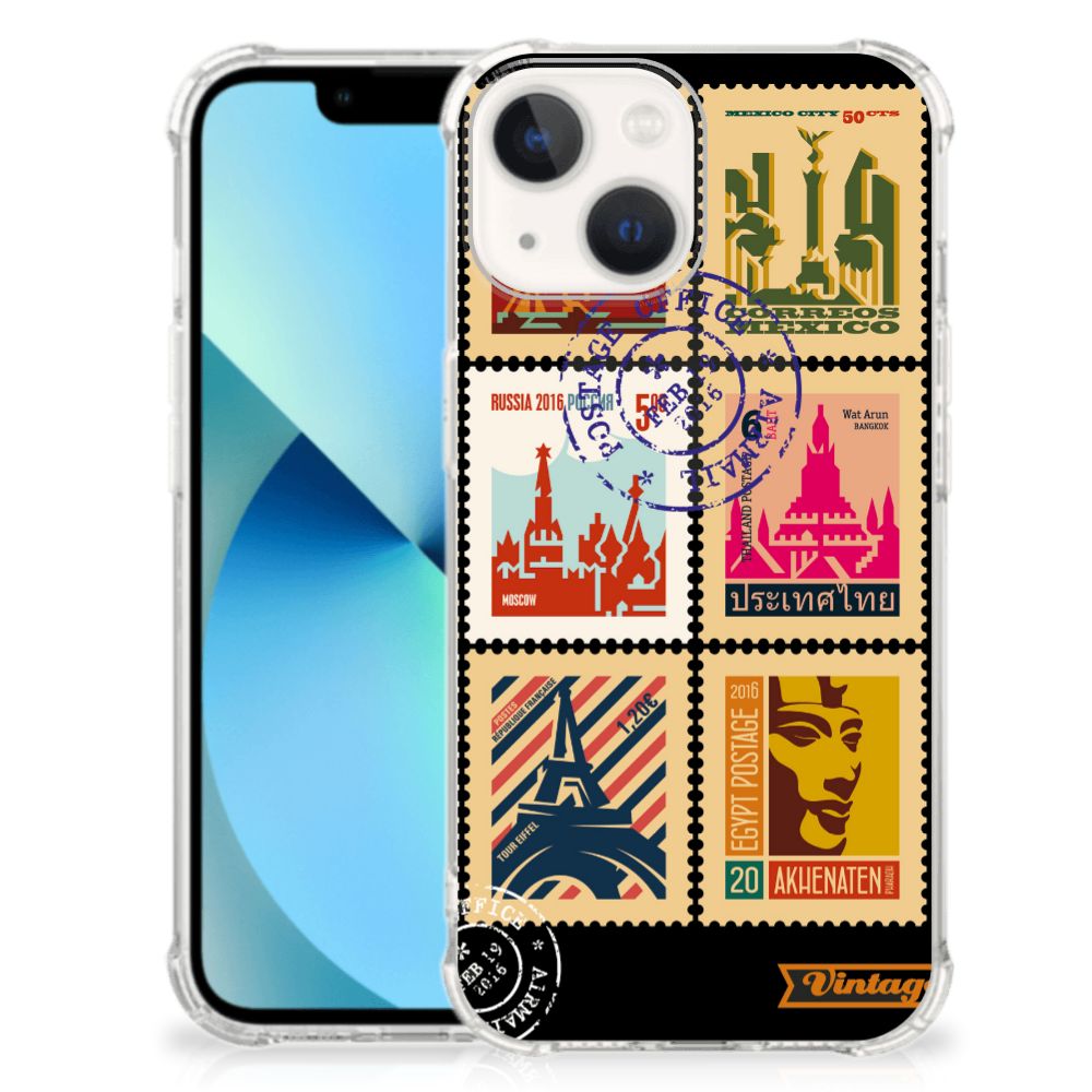 iPhone 13 mini Telefoonhoesje met valbescherming Postzegels