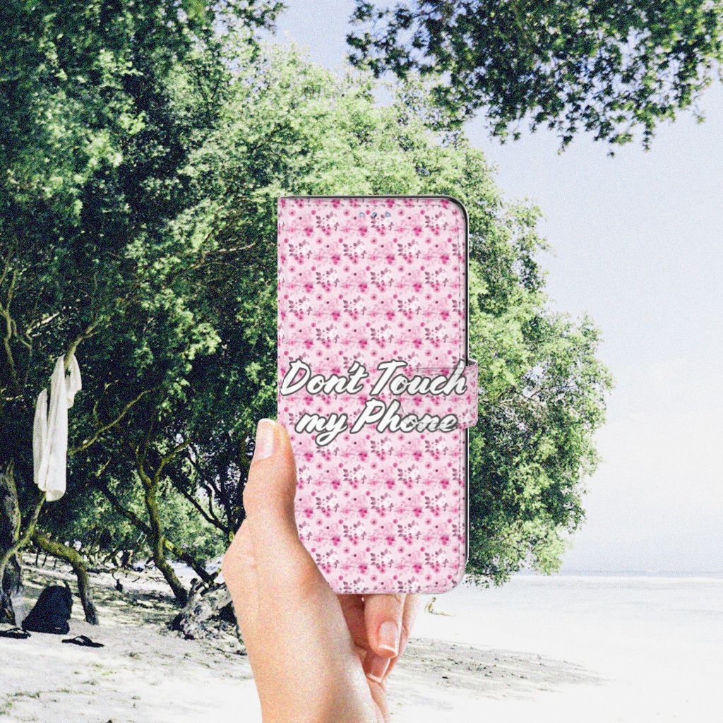 Motorola Moto G31 | G41 Portemonnee Hoesje Flowers Pink DTMP