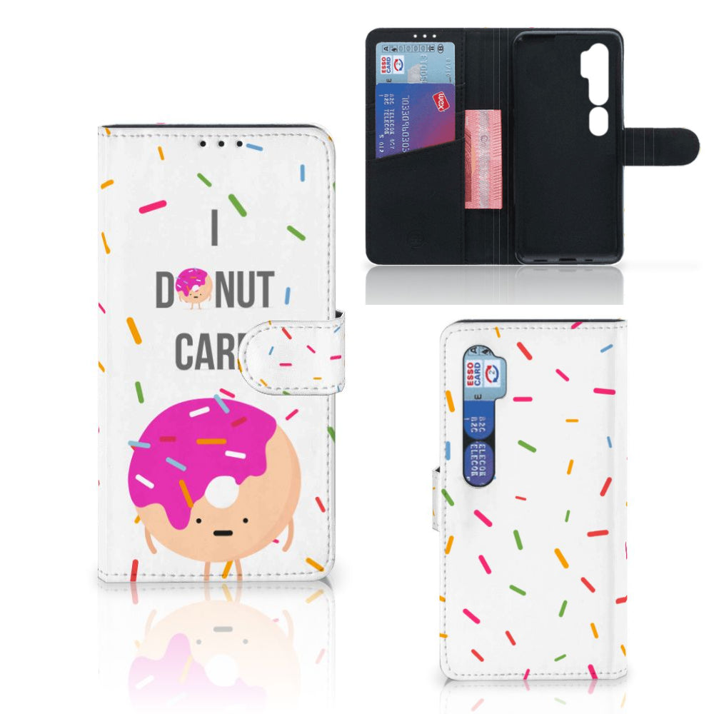 Xiaomi Mi Note 10 Pro Book Cover Donut Roze