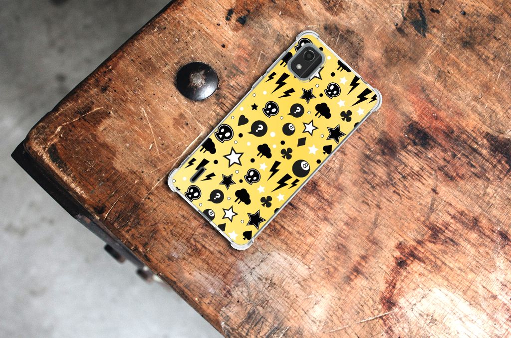 Extreme Case Nokia C2 2nd Edition Punk Geel B2C Telecom