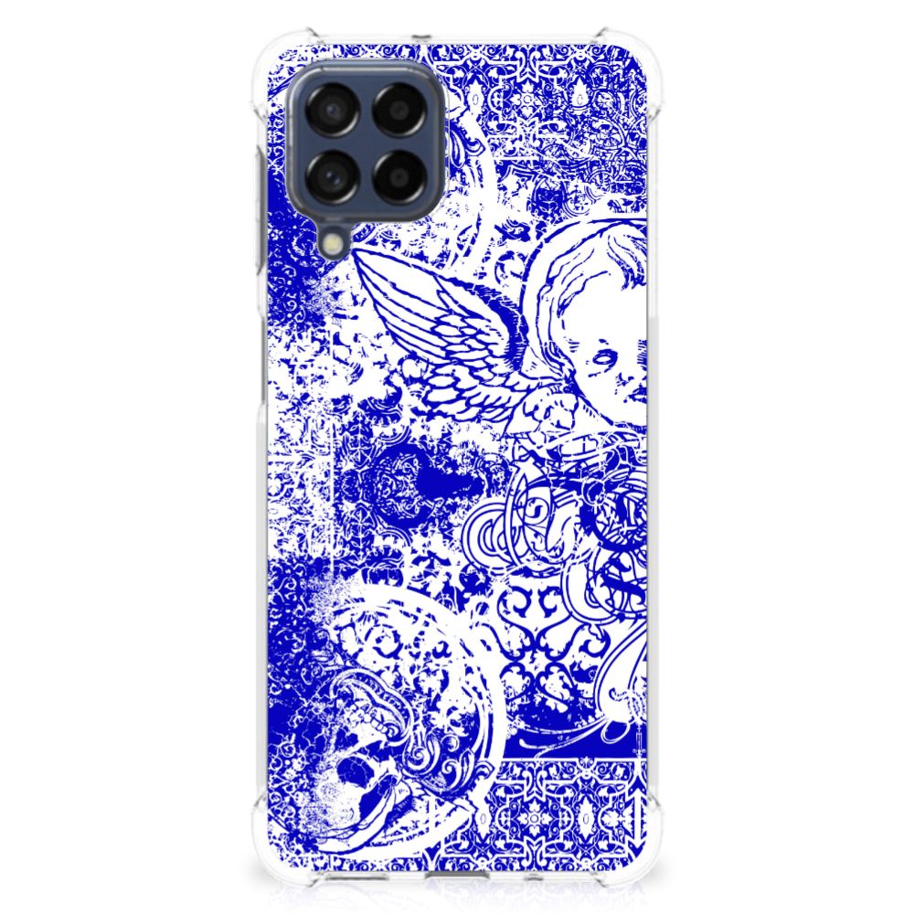 Extreme Case Samsung Galaxy M53 Angel Skull Blauw B2C Telecom