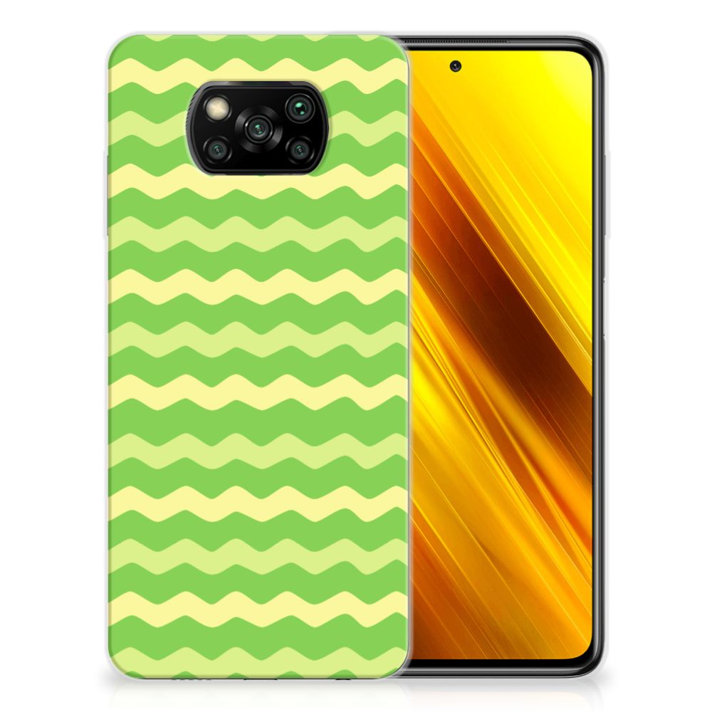 Xiaomi Poco X3 | Poco X3 Pro TPU bumper Waves Green B2C Telecom