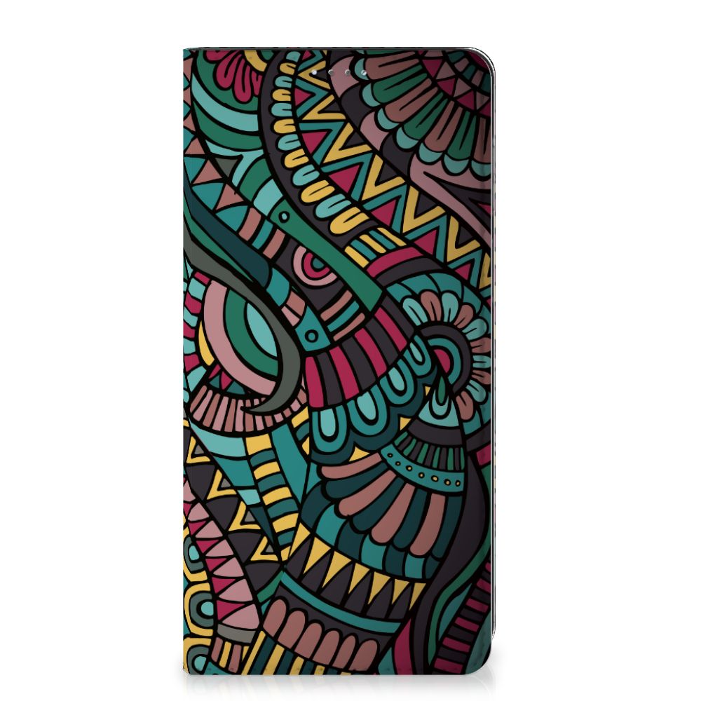 OPPO A17 Hoesje met Magneet Aztec - B2C Telecom