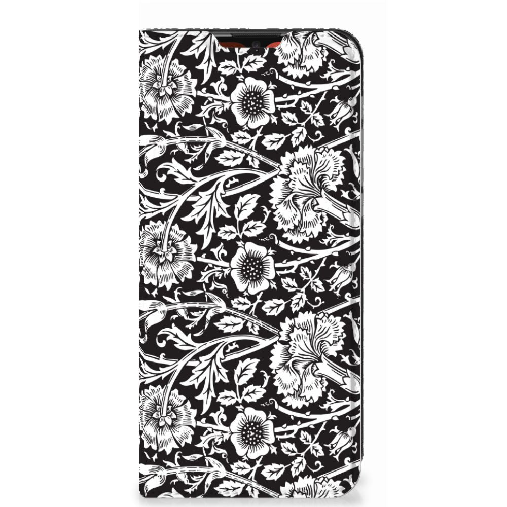 Motorola Moto E7 Power | E7i Power Smart Cover Black Flowers - B2C Telecom