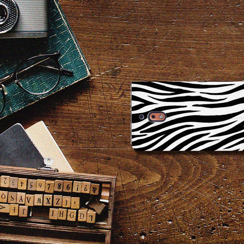 Nokia 2.1 2018 Hoesje maken Zebra