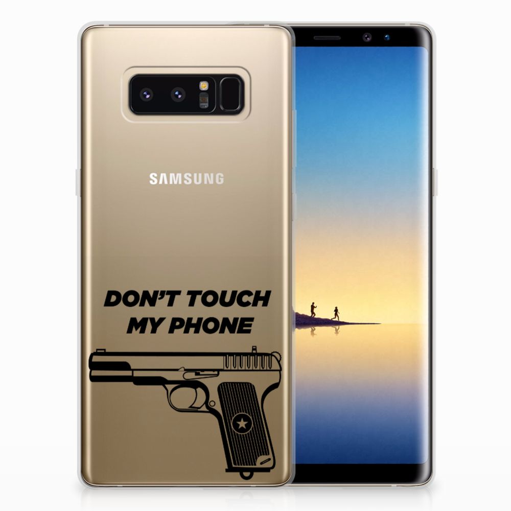 Samsung Galaxy Note 8 Silicone-hoesje Pistol DTMP