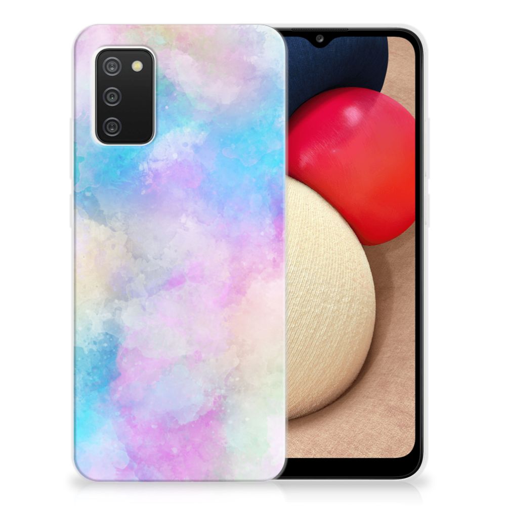 Hoesje maken Samsung Galaxy A02s Watercolor Light