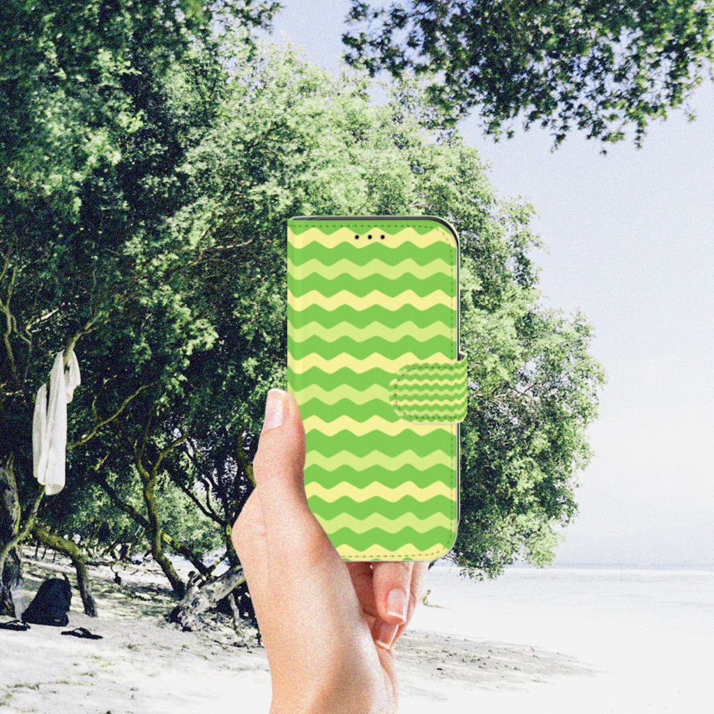 Apple iPhone 11 Pro Telefoon Hoesje Waves Green