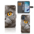 Telefoonhoesje met Pasjes Motorola Moto G53 Britse Korthaar met afbeelding van een Britse korthaar kat.