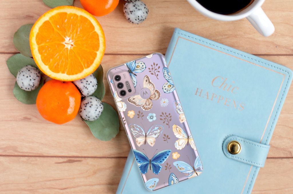 TPU Hoesje voor Motorola Moto G30 | G10 Vlinder B2C Telecom