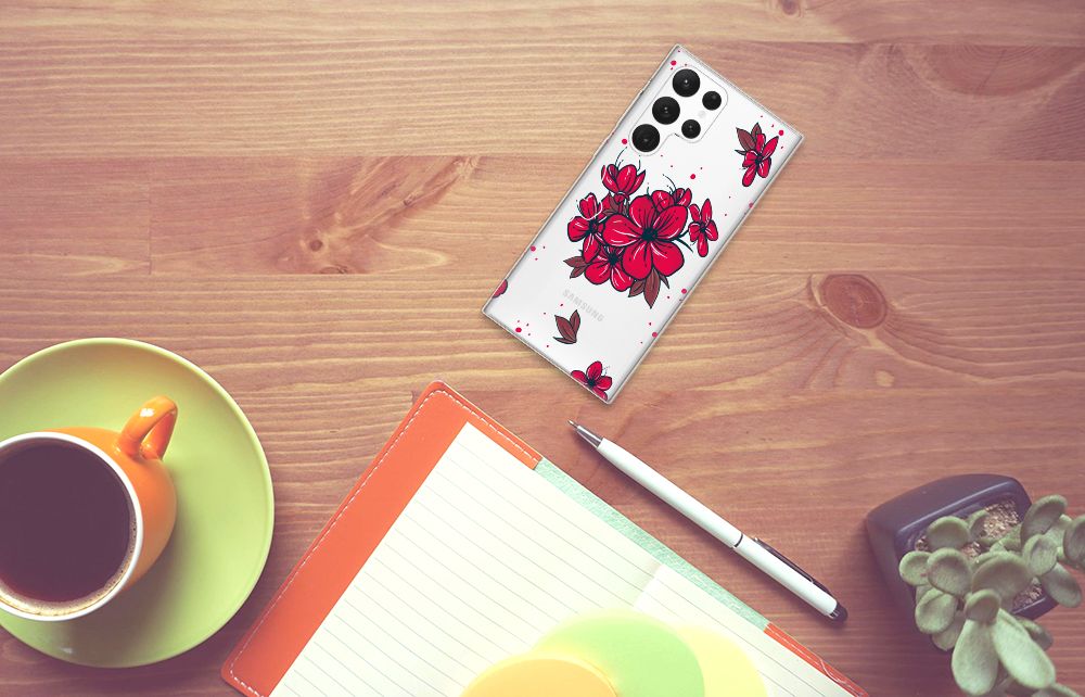 Samsung Galaxy S22 Ultra TPU Case Blossom Red B2C Telecom