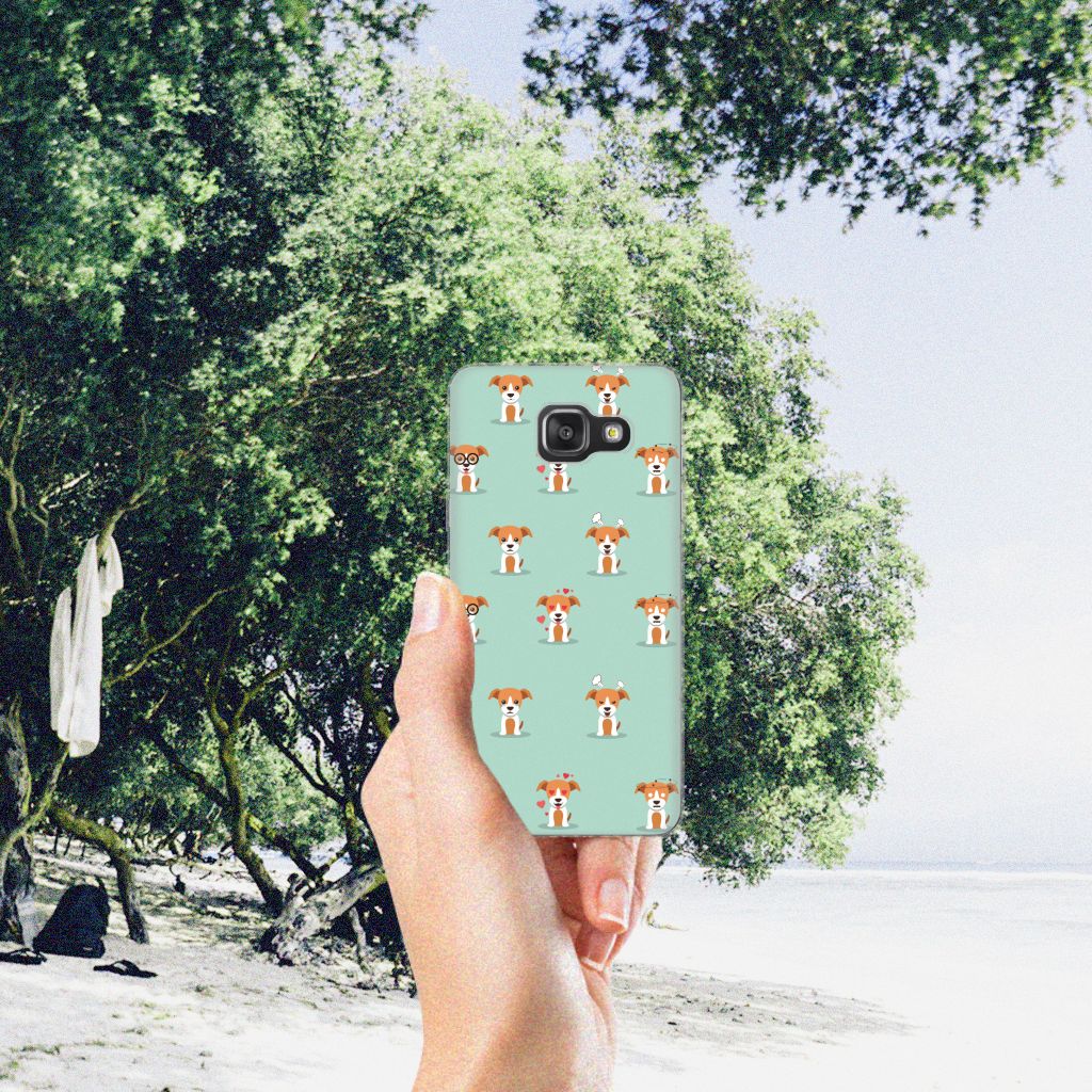 Samsung Galaxy A3 2016 TPU Hoesje Pups