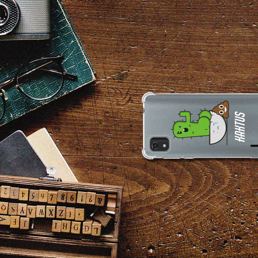 Nokia C2 2nd Edition Stevig Bumper Hoesje Cactus Poo B2C Telecom