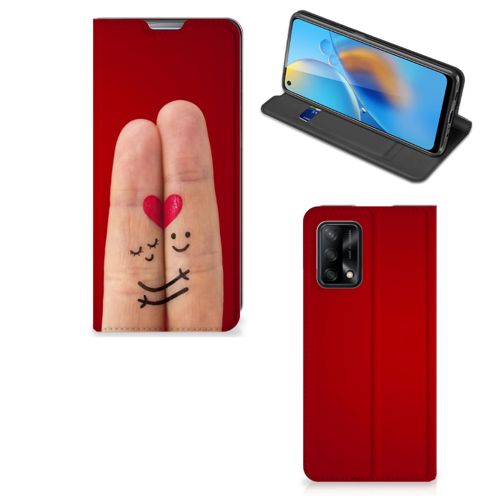 OPPO A74 4G Hippe Standcase Liefde - Origineel Romantisch Cadeau - B2C Telecom