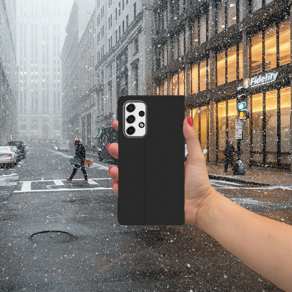 Samsung Galaxy A53 Hoesje met tekst Woke Up - Origineel Cadeau Zelf Maken - B2C Telecom