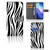 OPPO Find X3 Neo 5G Telefoonhoesje met Pasjes Zebra