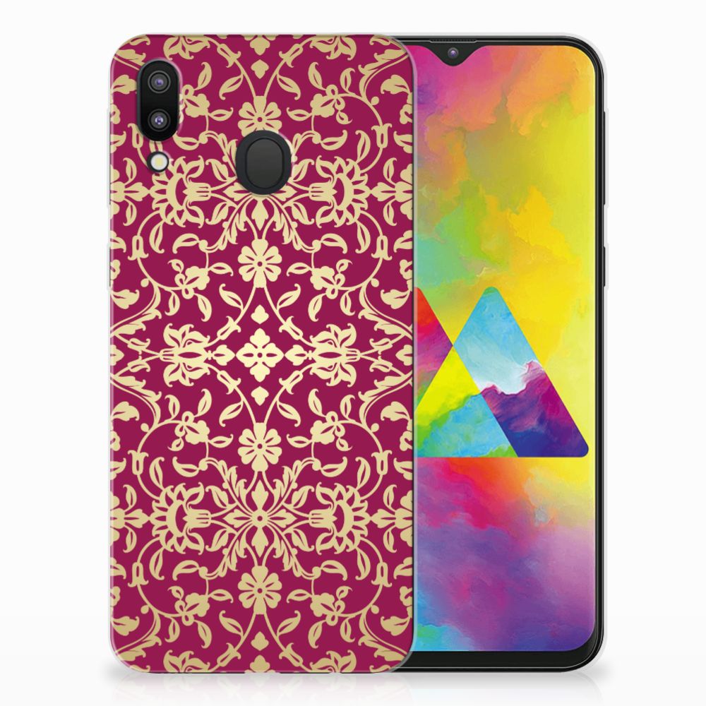 Siliconen Hoesje Samsung Galaxy M20 (Power) Barok Pink