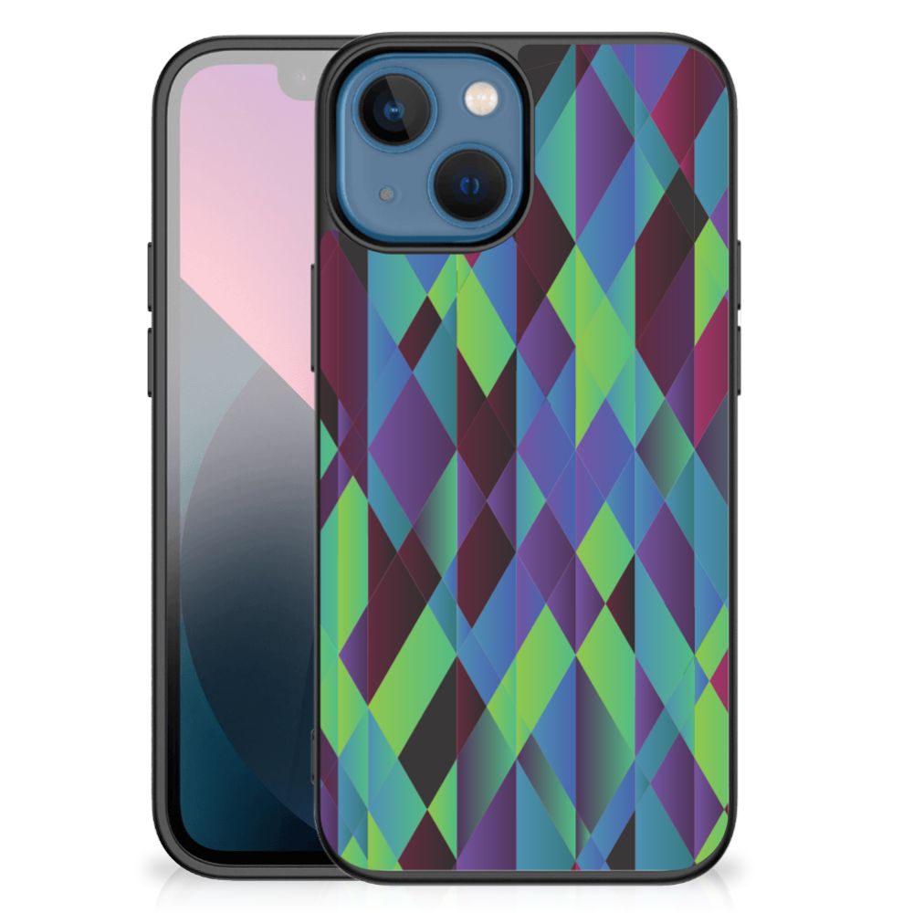 Apple iPhone 13 mini Backcover Abstract Green Blue