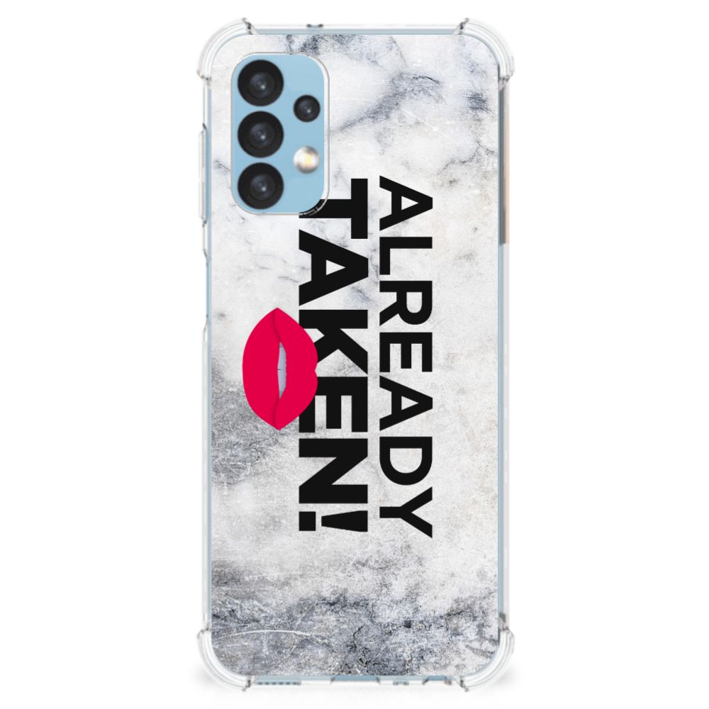 Samsung Galaxy A13 (4G) Telefoonhoesje met tekst Already Taken White B2C Telecom