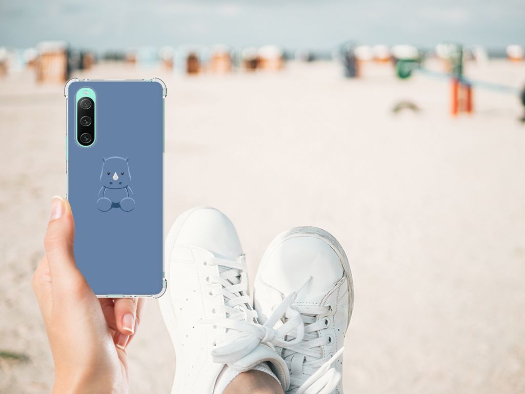 Sony Xperia 10 V Stevig Bumper Hoesje Baby Rhino B2C Telecom