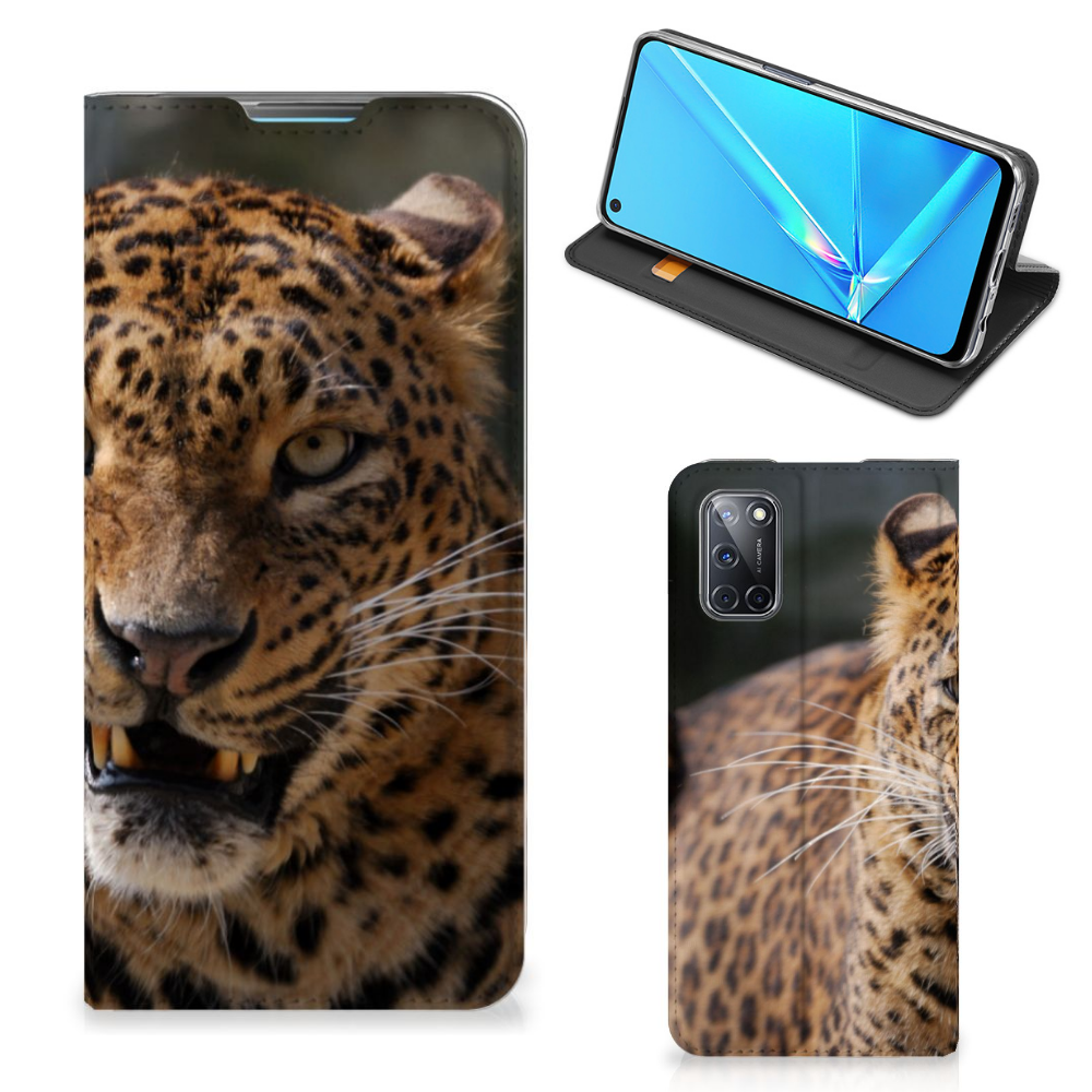 OPPO A52 | A72 Hoesje maken Luipaard - B2C Telecom