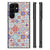 Samsung Galaxy S23 Ultra Marmeren Print Telefoonhoesje Tiles Color B2C Telecom