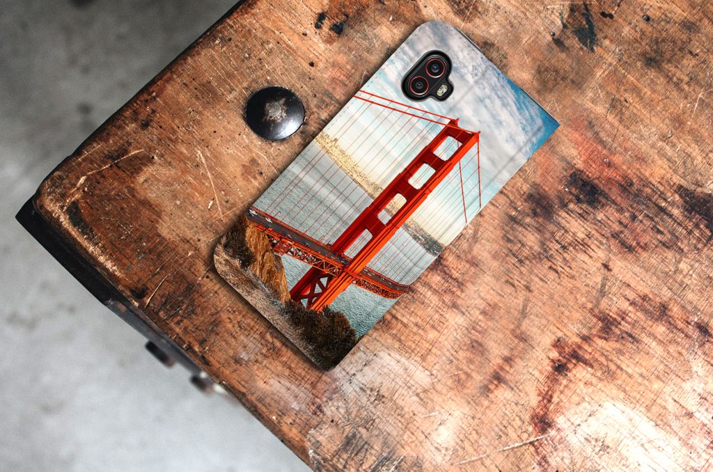 Samsung Galaxy Xcover 6 Pro Book Cover Golden Gate Bridge - B2C Telecom