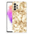 Samsung Galaxy A73 5G TPU Siliconen Hoesje Marmer Goud