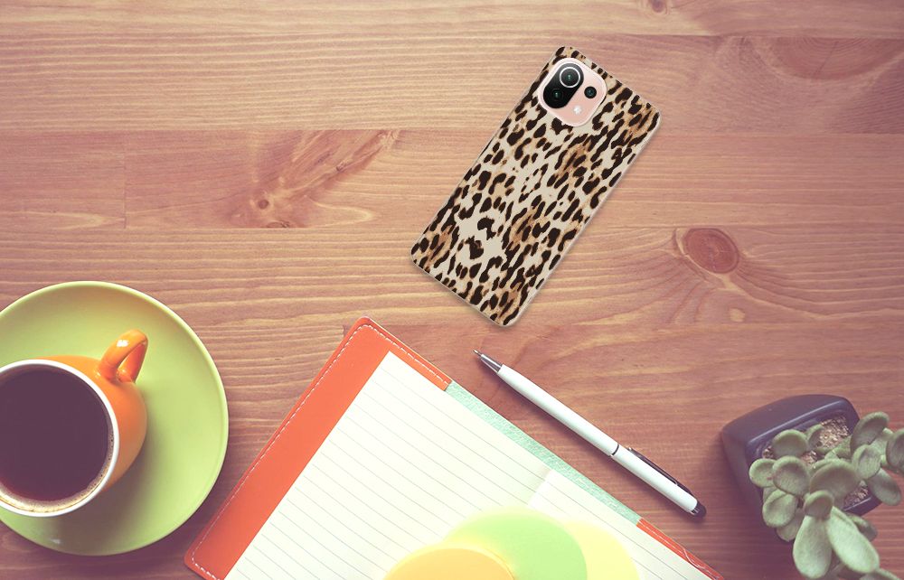 Xiaomi Mi 11 Lite | 11 Lite 5G NE TPU Hoesje Leopard B2C Telecom