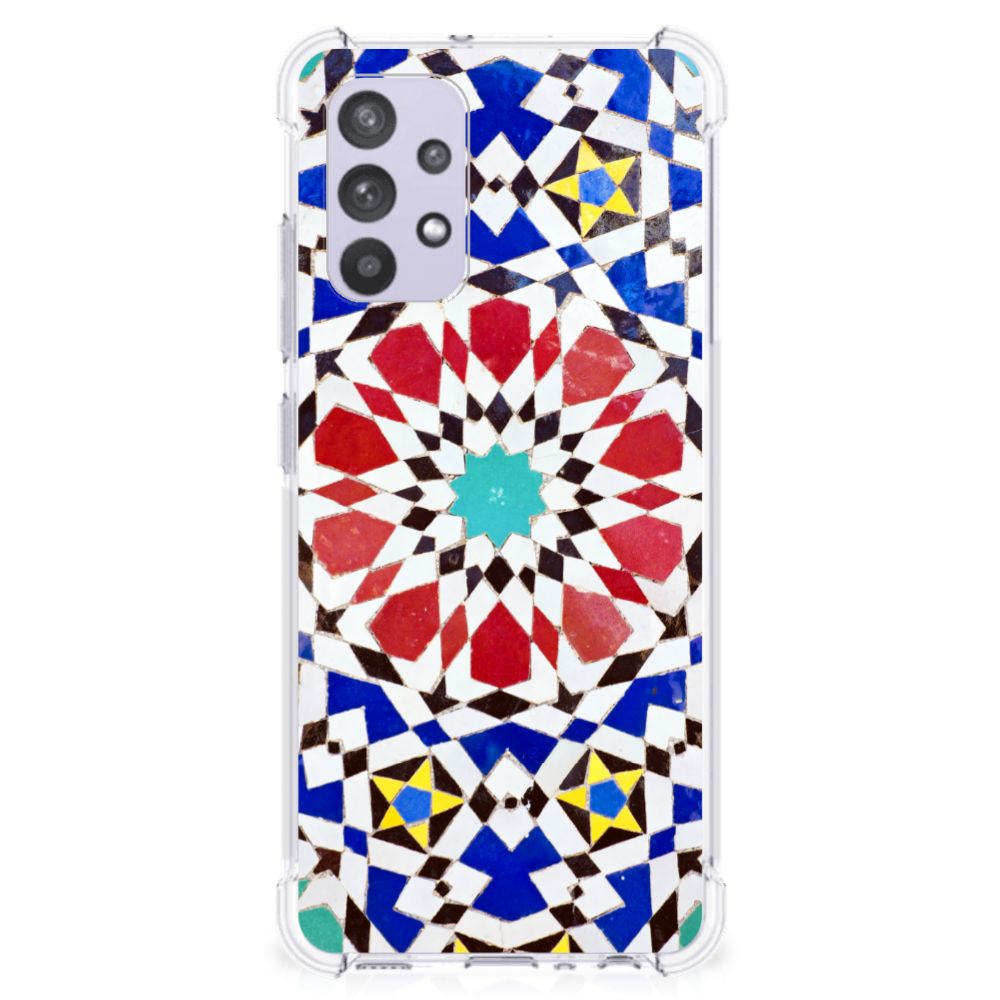 Samsung Galaxy A32 4G | A32 5G Enterprise Editie Anti-Shock Hoesje Mozaïek B2C Telecom