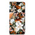 Smart Cover voor OPPO Reno8 Pro Dark Flowers - B2C Telecom