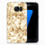 Samsung Galaxy S7 TPU Siliconen Hoesje Marmer Goud