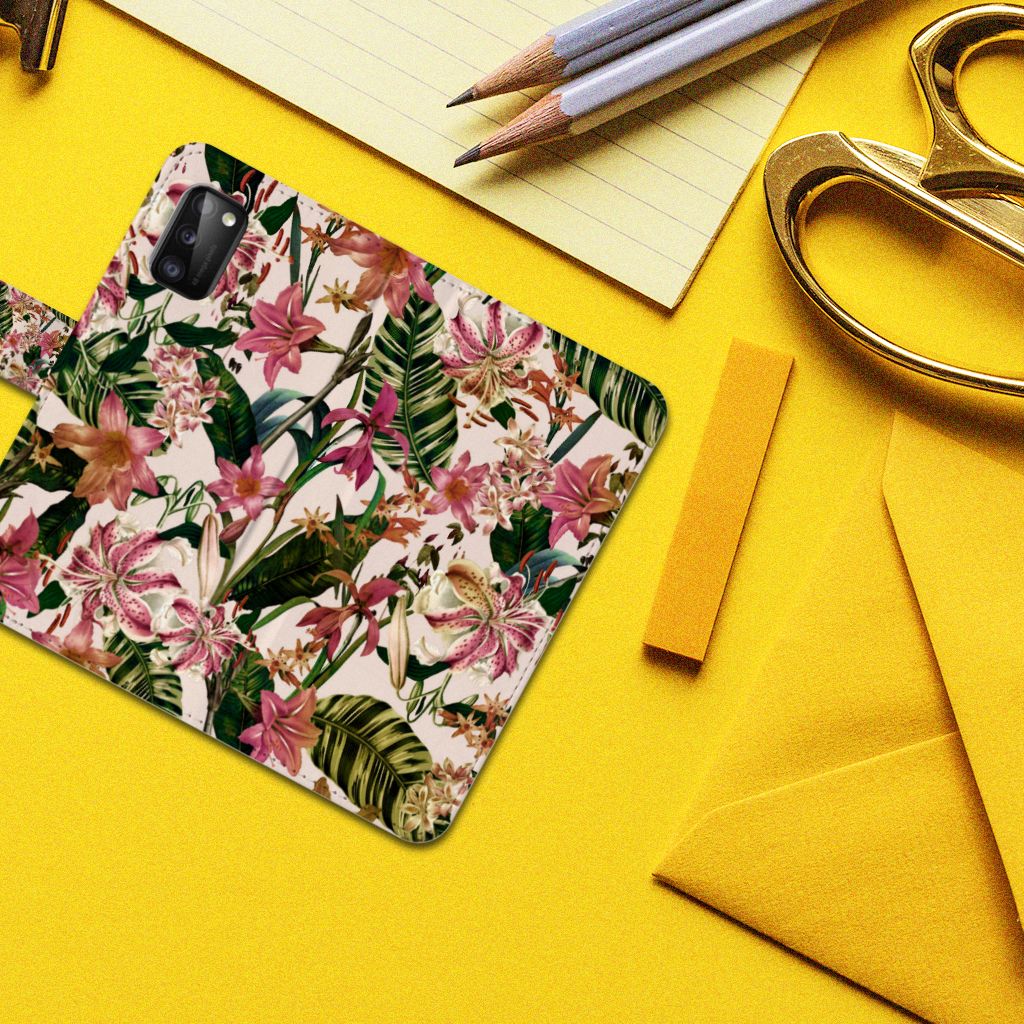Samsung Galaxy A41 Hoesje Flowers
